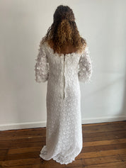 60s Guipure Lace Shift Dress