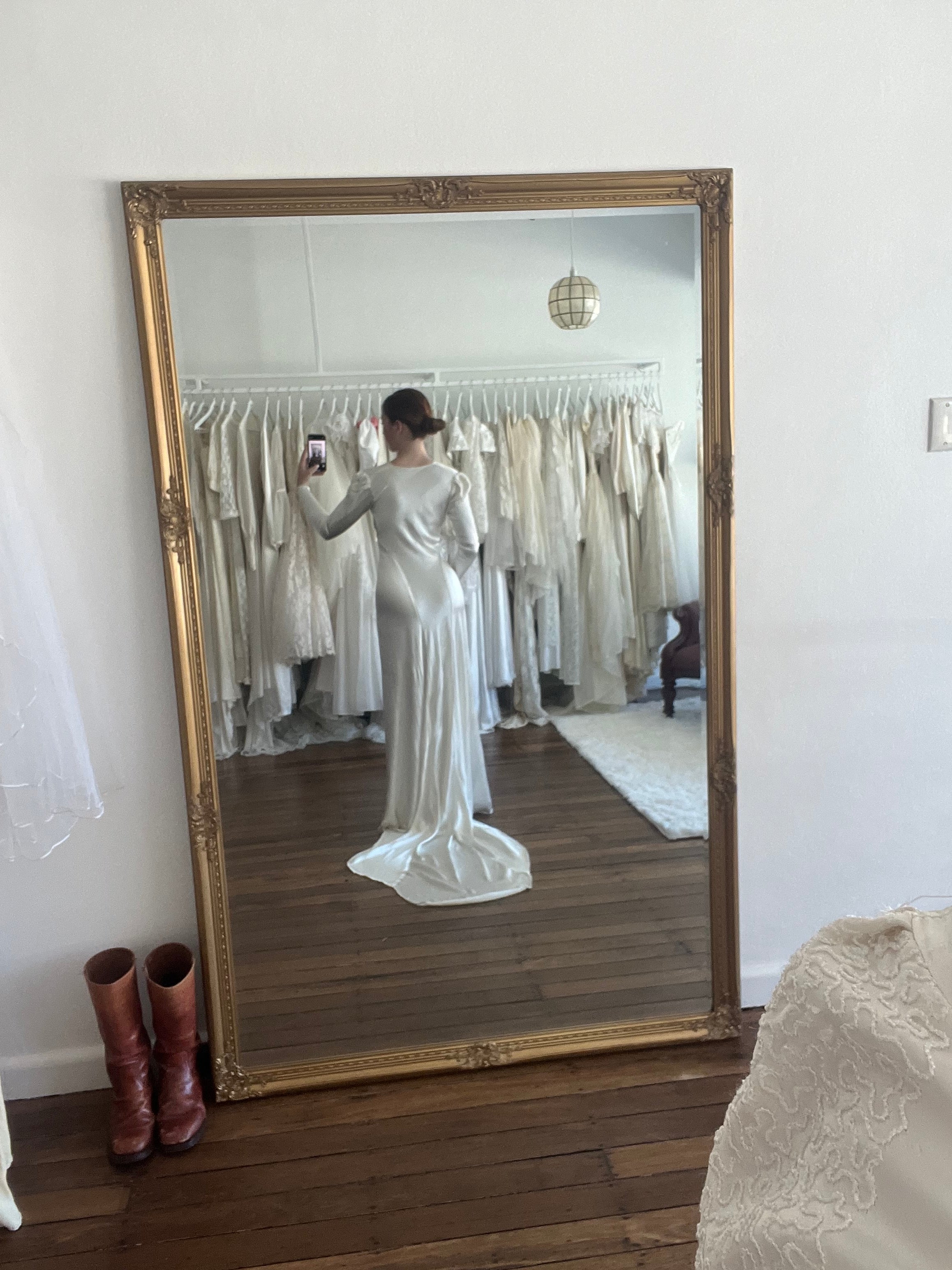 30s Liquid Silk Empress Dress