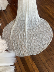 50s Chantilly Lace Collared Dress