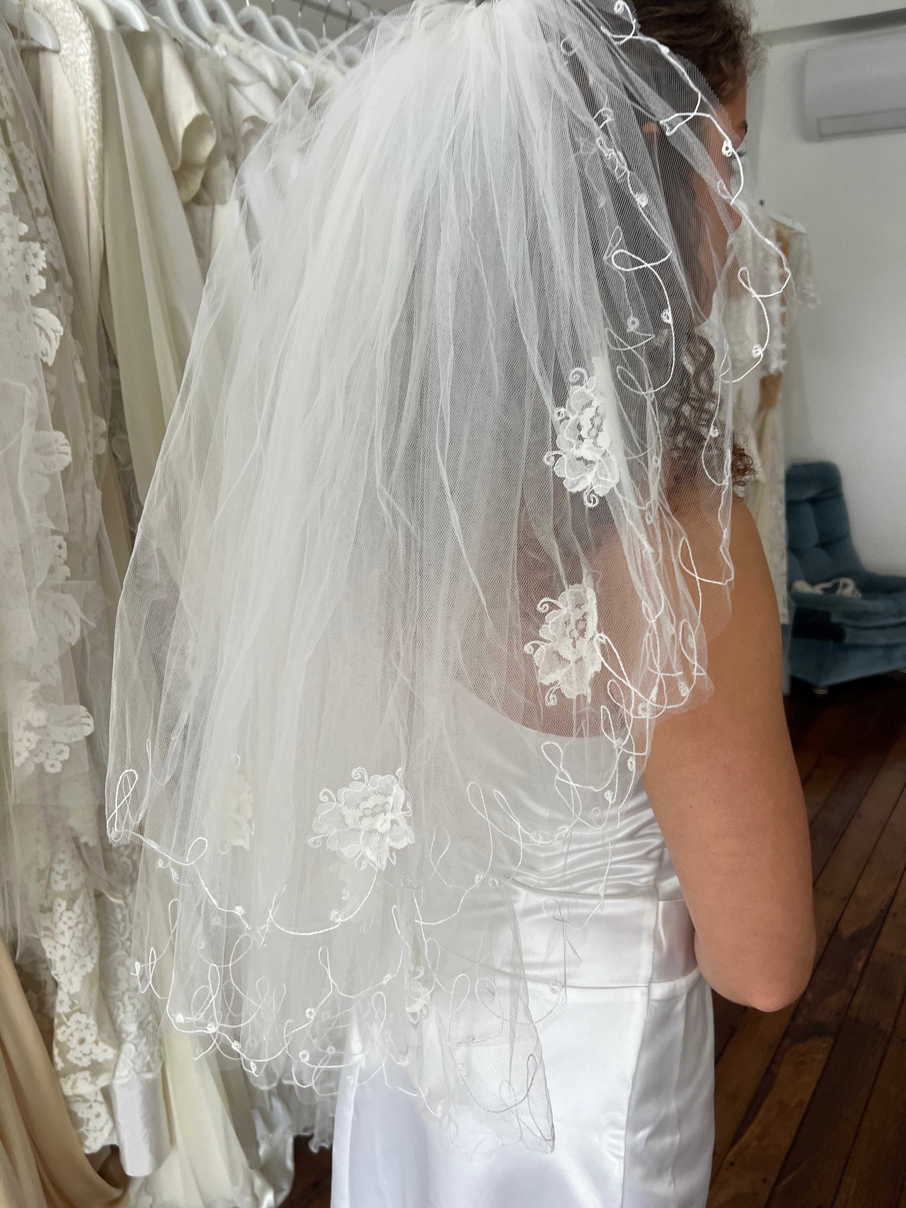 50s Three-Tier Bouffant Veil