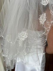 50s Three-Tier Bouffant Veil