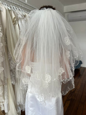 50s Three-Tier Bouffant Veil