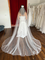 90s Rosette Chapel Veil