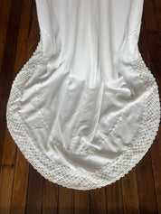 70s Daisy Lace Bishop Sleeve Dress