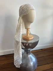 Reworked Lace Head Scarf