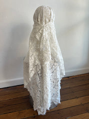 Reworked Lace Head Scarf