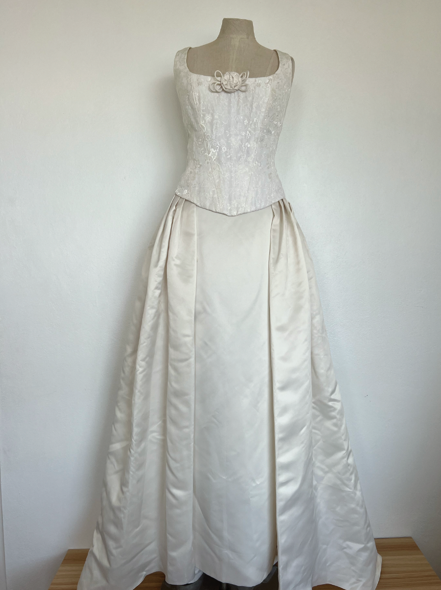 1980s Three Piece Corset Set