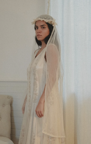 1920s Embriodered Silk Flapper Dress