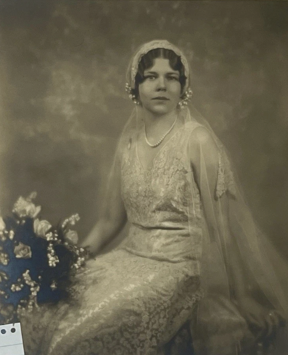 20s Wax Flower Juliet Cap Cathedral Veil