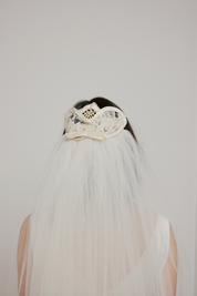 50s Headpiece and Tulle Veil