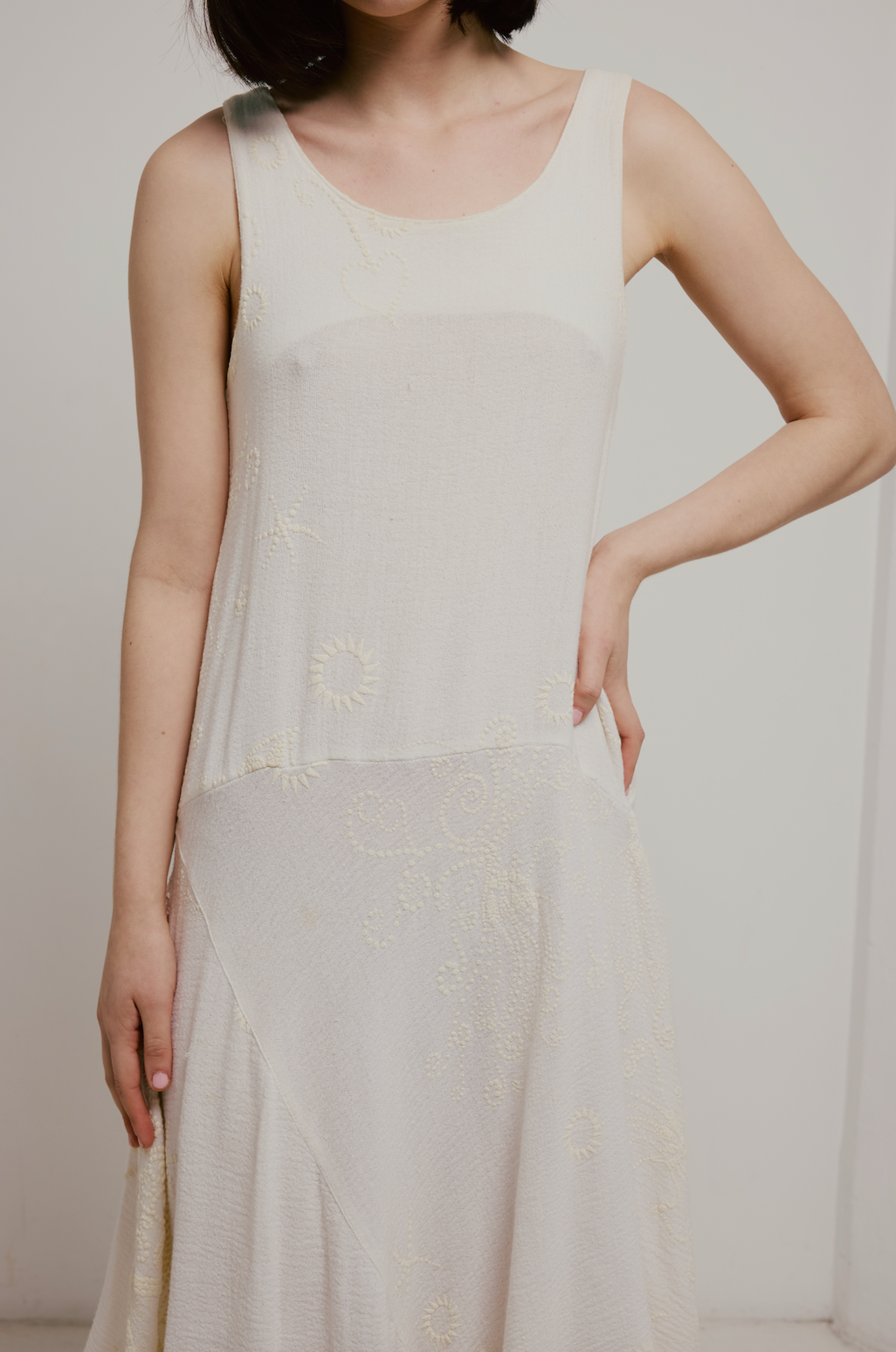 70s Celestial Flapper Dress