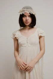 20s Juliet Cap Veil
