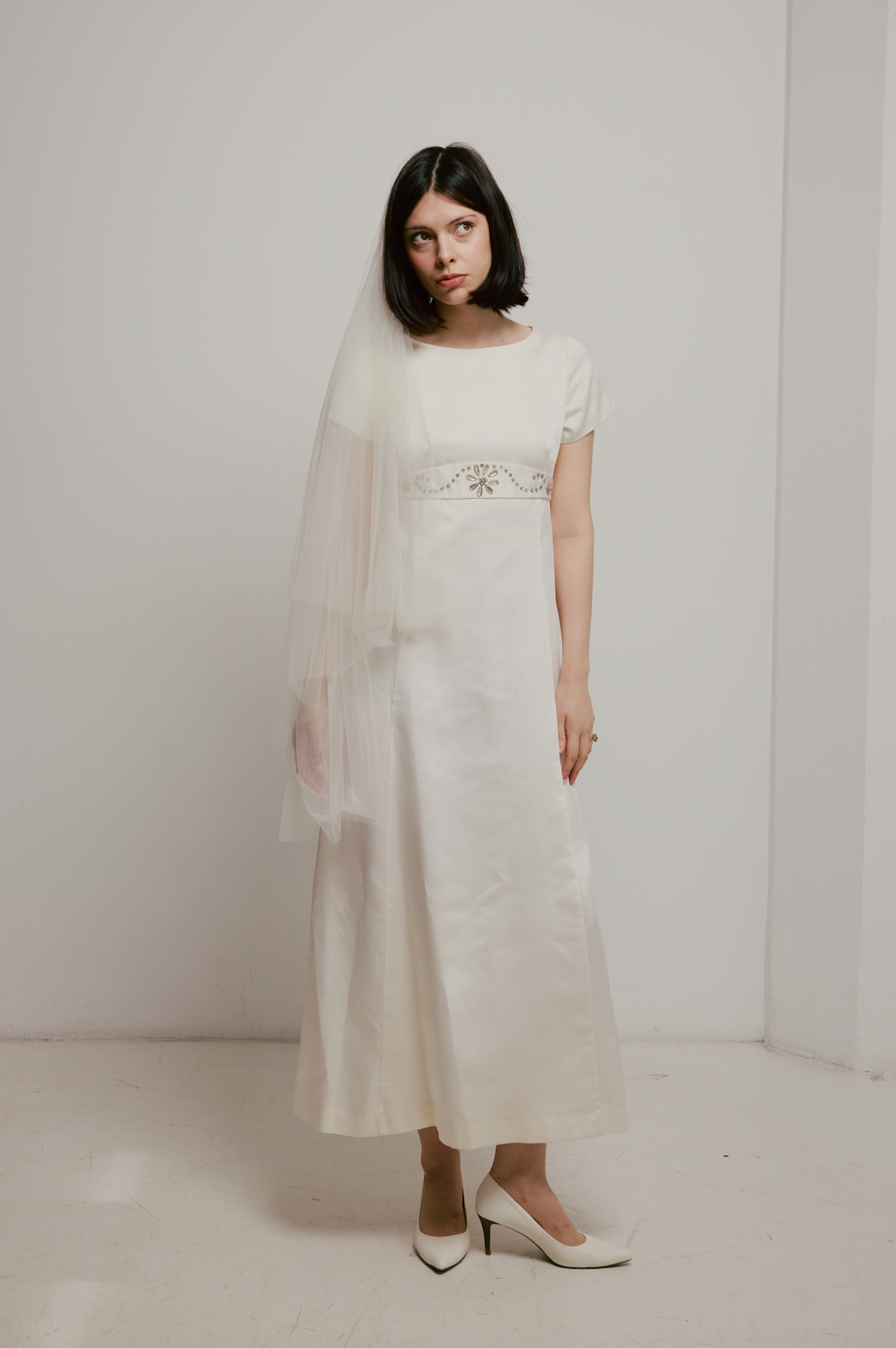 90s Tulle Veil with Blusher