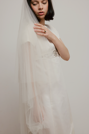 90s Tulle Veil with Blusher