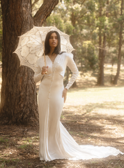 1939 Slipper Silk Satin Empress Dress